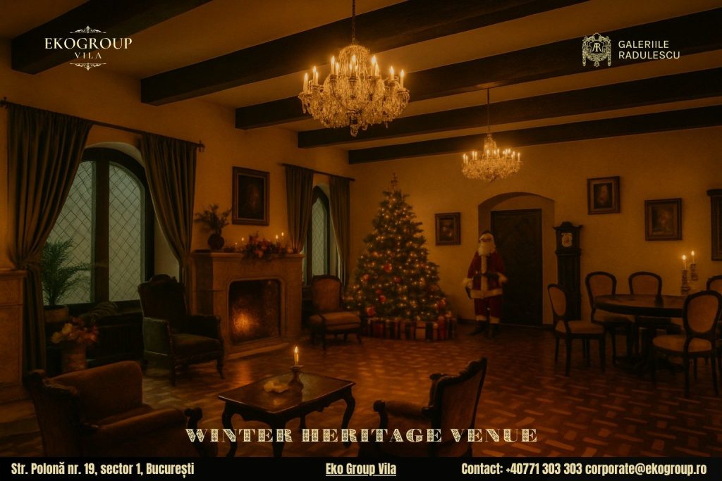Evenimente de Crăciun București: Crăciunul anilor ’30 la Eko Group Vila, o experiență unică în Capitală